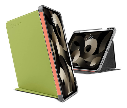 Funda Para iPad Air 4 Tomtoc Soporte Magnético Lápiz Carga V