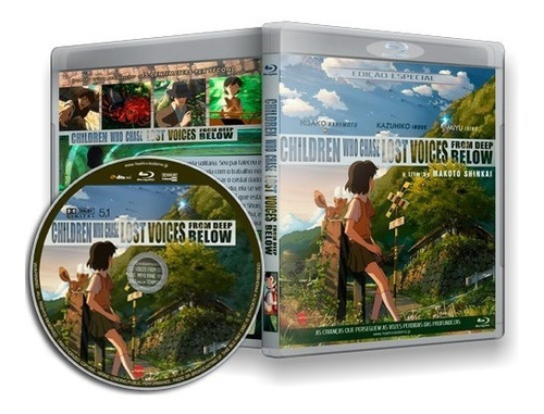 Makoto Shinkai Coletânea Blu-ray Completo