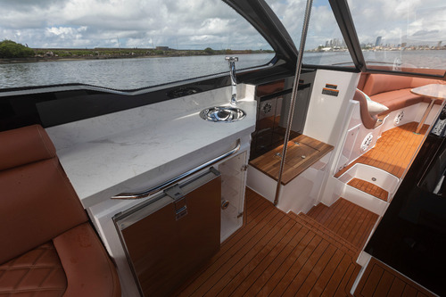 Lancha Azov Z380 Open 2025 0km! Até 60x - Nx Ventura Focker