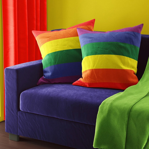 Almohada Pride Orgullo Lgbt Terciopelo Cojin Con Relleno