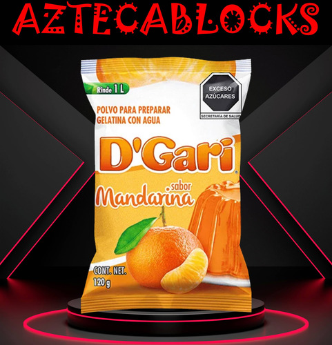 Dgari® 3 Gelatinas De Agua Sabor Mandarina Rinde Un Litrowow