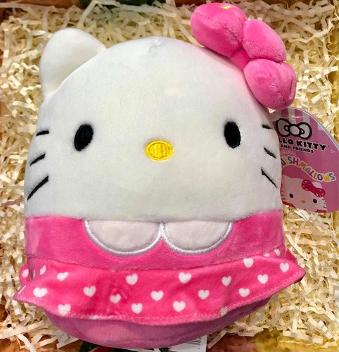 Imagen 2 de 3 de Hello Kitty Peluche Squishmallows Sanrio Original Nuevo
