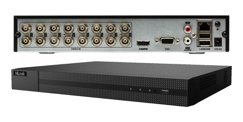 Dvr 16ch Turbo 1080p Lite, Pentahíbrido H.265+ 2ch Ip Hilook