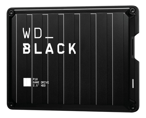 Disco duro externo Western Digital WD Black P10 WDBA3A0040BBK 4TB negro