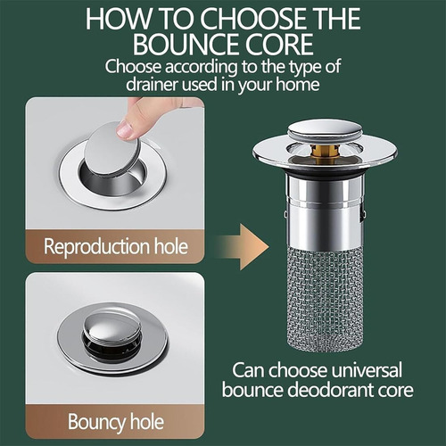 Tapón Para Fregadero De Baño, Colador De Drenaje Emergente