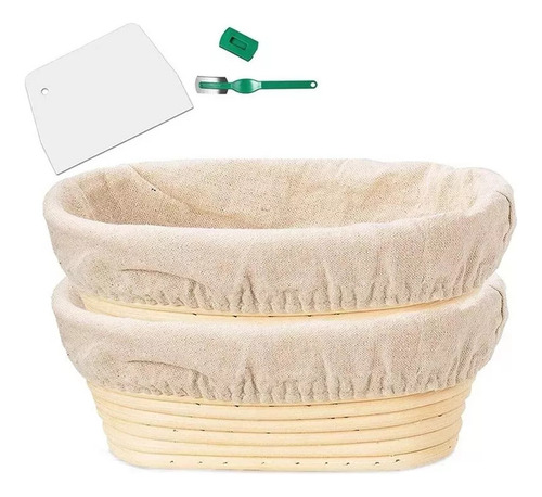Juego De Cestas Proofing Banneton, Pan De Masa Fermentada Ar