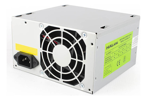 Fuente De Poder Halion 600w Atx Color Plateado