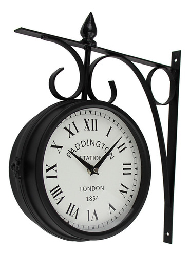 Reloj De Pared De Doble Cara, Reloj Decorativo De , Reloj