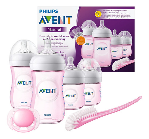 Avent Set De Teteros Para Recién Nacidos Rosa