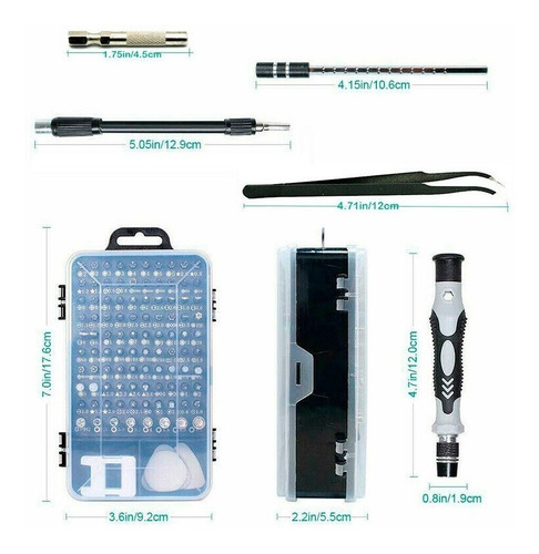 Kit De Herramientas Para Electrónica Celular De 115 Piezas