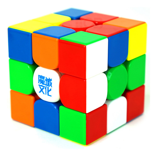 Estructura magnética de colores con revestimiento UV Magic Cube 3x3x3 Moyu Wrm V10