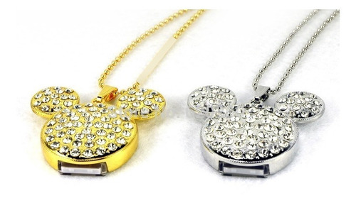 Memoria Usb Memory Stick Diseño Mickey Con Cristales - 8gb