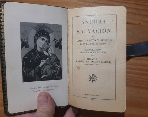 Libro Ancla De Salvacion Año 1930