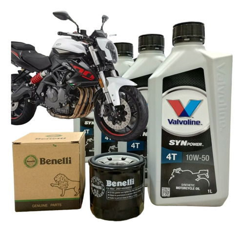 Kit Service Benelli 600i+valvoline Sintético+filtro Original