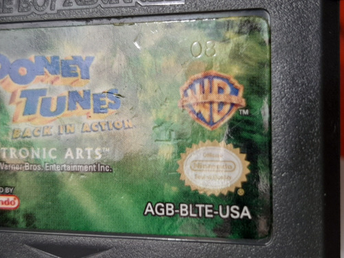 Looney Tunes Back In Action En Español,original,ds,gba Y Sp (Usado)
