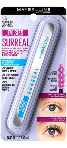 Mascara The Falsies Surreal Maybelline Waterproof 185 Black