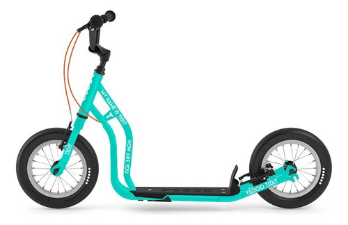 Scooter Bicicleta Yedoo Tidit Aro 12 Niños Color Turquoise