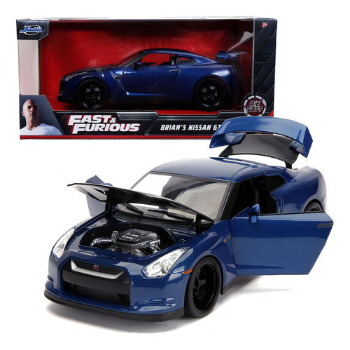 Carrinho Miniatura De Ferro Coleção Velozes E Furiosos 1/24