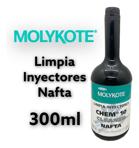 Aditivo Molykote Chem 10 Limpia Inyectores Nafta X 300ml