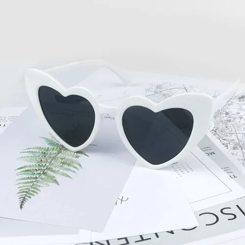 Gafas de sol Yoothink con forma de corazón vintage con forma de ojo de gato para mujer