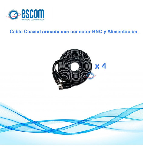 Imagen 5 de 7 de Kit 4 Camaras Hikvision 1080p Dvr 8 Canales 2mpx Disco 1 Tb