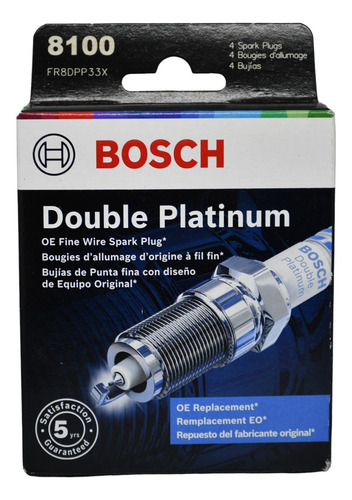 6 Bujias Eclipse 2003-2005, 6cil 3.0l Dbl Platin Fr8dpp33x