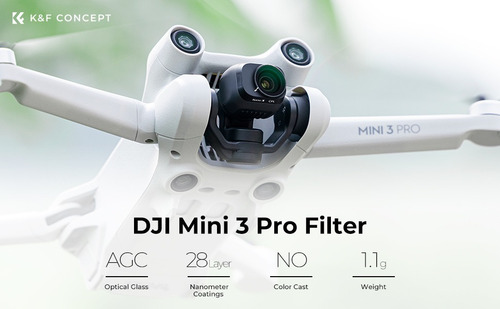Filtros Dji Mavic Mini 3 Pro Nd8 Nd16 Cpl Helices Nd64 K&f