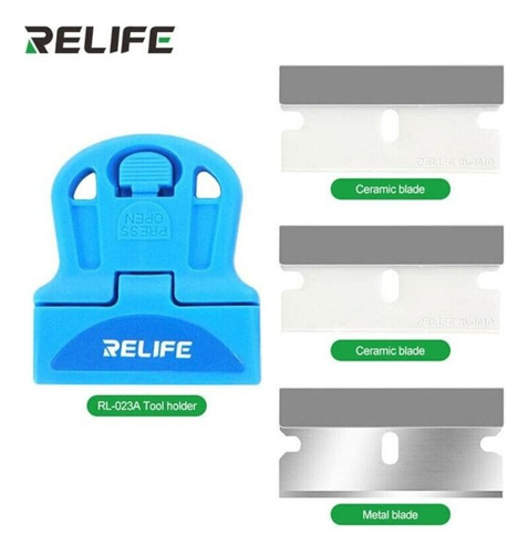 Raspador Removedor De Pegamento Oca Glass Relife Rl023a