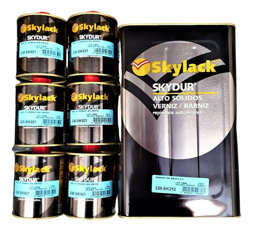 Verniz Automotivo Pu Sk212 2x1 Hs 7,5lt C/ Cat. 12x Sem Juro