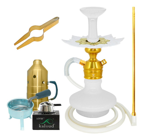 Narguile Completo Triton Zip Barato Anti Chamas Kaloud Zeus