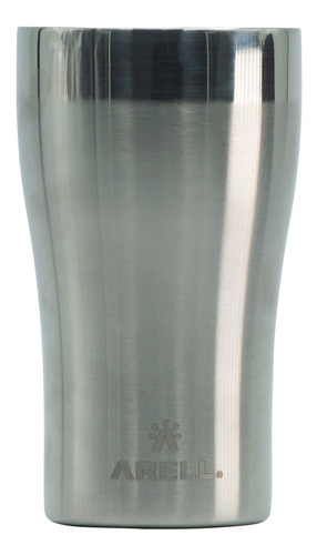 Copo Térmico Arell Tulip Pint 500ml Inox Prata Steel