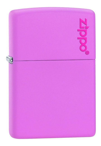 Encendedor Zippo Con Logo Mate Rosado