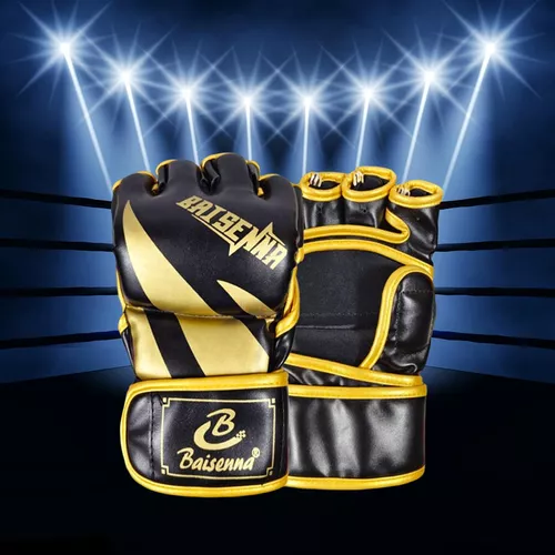 Guantes De Mma Medio Sparring Profesional Grappling Hombre