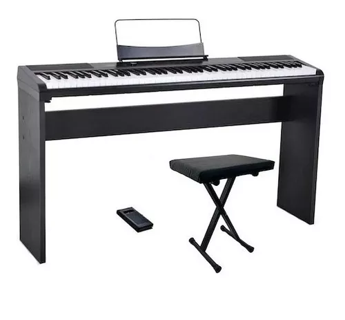 Piano Electrico Artesia Performer 88 Teclas Banqueta Soporte