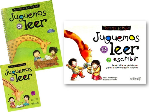 Pack Juguemos A Leer Libro + Manual Y Tareas Script Trillas