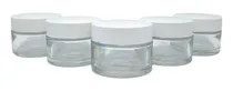Comprar Pote Vidrio Tapa Rosca 20cc 20ml Tarro Transparente X10 