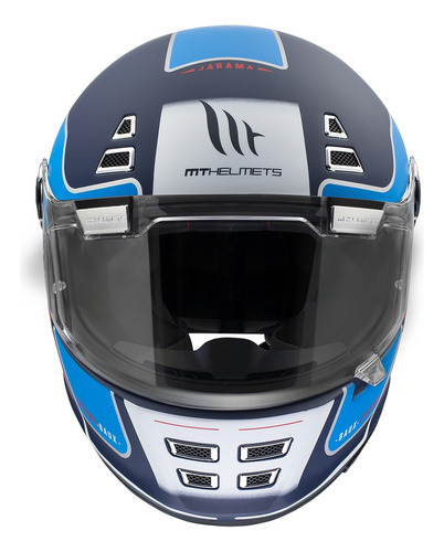 Casco Moto Mt Helmets Jarama Retro Baux D7 Vintage Motodelta