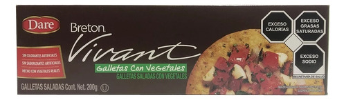 Dare Galletas Saladas Con Vegetales 200 Gr