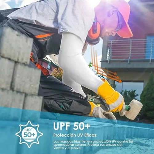 Mangas Protectoras Para Brazos Protección Solar Uv 3 Pares