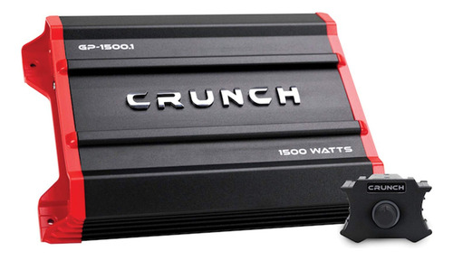 Amplificador Para Auto/camioneta Crunch Gp Gp-1500.1 Y 1500watts Negro