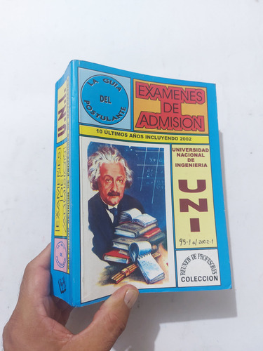Libro Solucionario Exámenes De Admisión Uni 1995 -1 A 2002-1 (Usado)