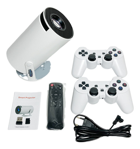 Proyector Portátil X10 Plus Con Joystick Y Tarjeta De Juego
