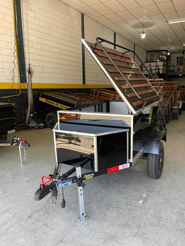 Carretinha Bau Em Acm 1.60 X 1.10 X 0.60 - 0km