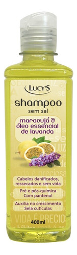 Shampoo Crescimento Maracujá E Óleo Essencial De Lavanda