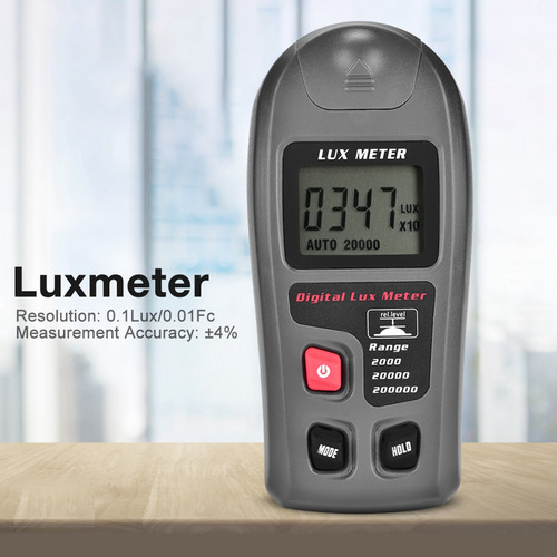 Medidor De Luz Digital Mt-30 Con Pantalla Lcd
