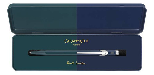 Caneta Esferográfica Caran D Ache Paul Smith Green Navy