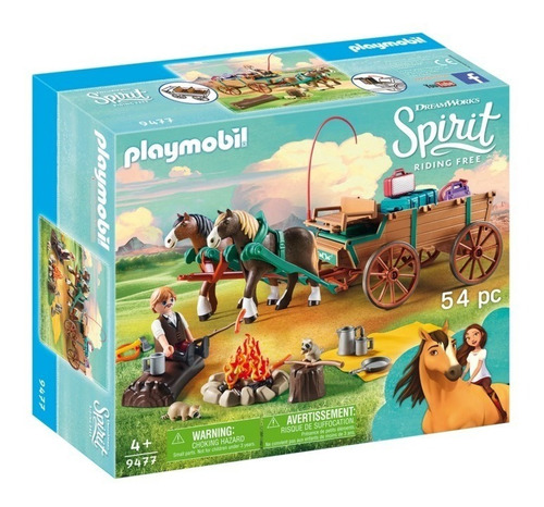 Playmobil 9477 Papa De Lucky Y Carruaje Spirit