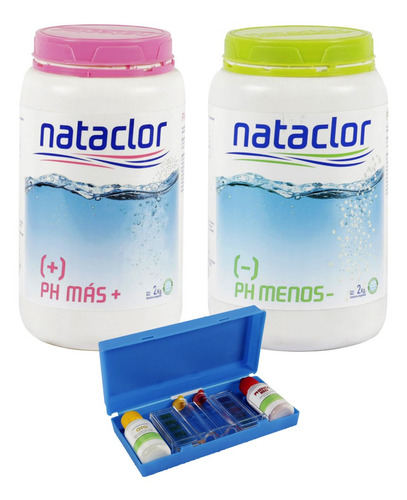 Imagen 1 de 4 de Regulador Ph Test Kit Ph Más Ph Menos Nataclor