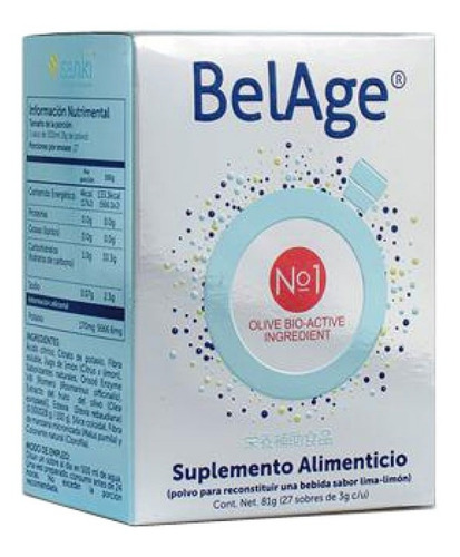Imagen 1 de 1 de Belage /belague V De Sanki Caja C/27 Sobres Formula Original