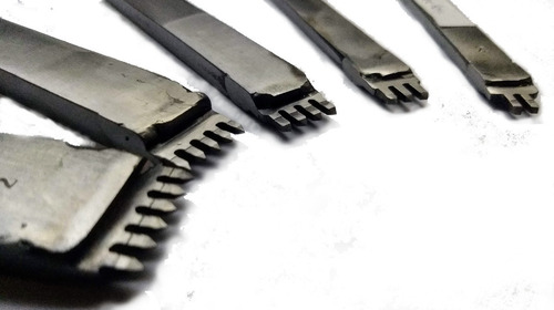 Imagen 1 de 3 de Herramienta Tenedor Marcador Puntadas Cuero 3 Mm 5 Dientes